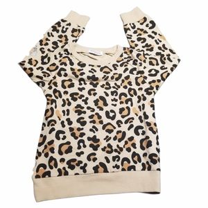 Minioukei Leopard Print Sweatshirt